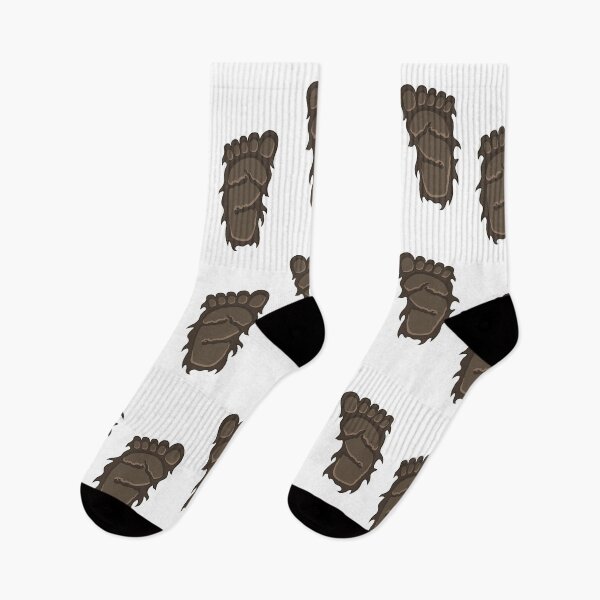 Item preview, Brown Bigfoot footprint sticker pack design designed and sold by rolsonDesign.