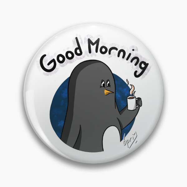 Item preview, "Good Morning" Penguin takes a coffee designed and sold by Its6pri1.