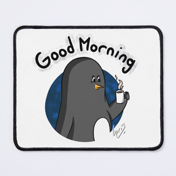 Item preview, "Good Morning" Penguin takes a coffee designed and sold by Its6pri1.