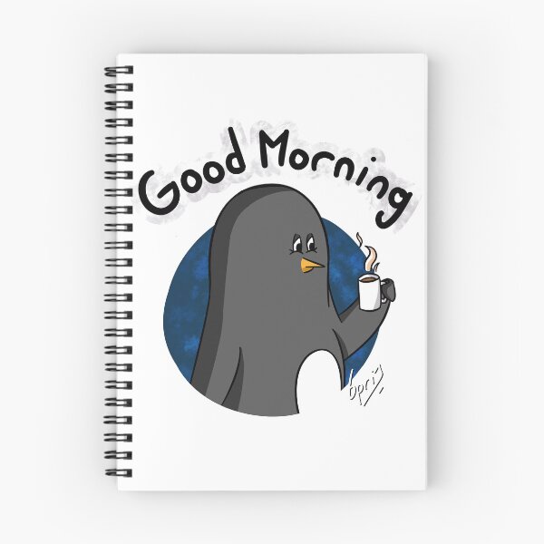 Item preview, "Good Morning" Penguin takes a coffee designed and sold by Its6pri1.