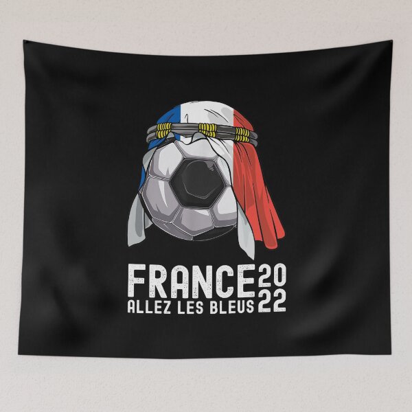 Aperçu de l'œuvre France Football Supporteur 2022 Allez les Bleus créée et vendue par TrendingDSGN ⭐⭐⭐⭐⭐.
