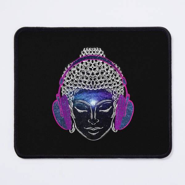 Artikelvorschau, Buddha DJ Kopfhörer Buddhistische Kunst Gautama Musik Leichtes Sweatshirt entworfen und verkauft von brigitweamj.