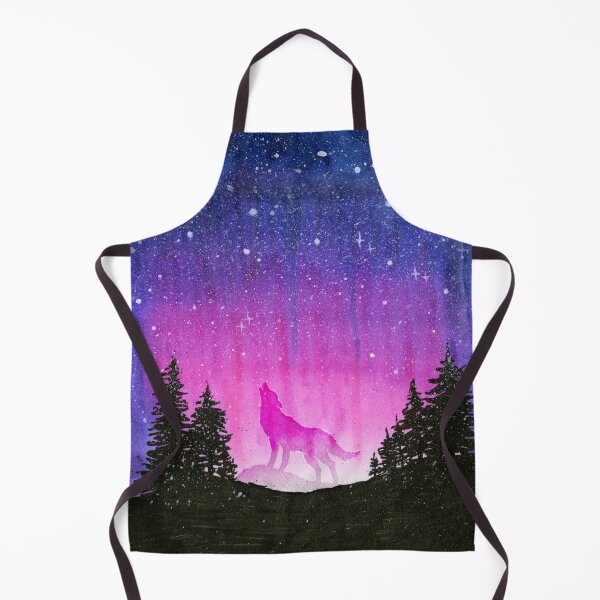Item preview, Howling Wolf In Pink Galaxy Forest designed and sold by Olga Shvartsur.