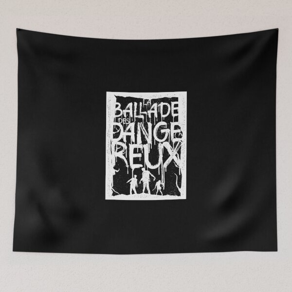 Item preview, La Ballade Des Dangereux Funny French Play-On-Words Racerback Tank Top designed and sold by tyalabenzyu.