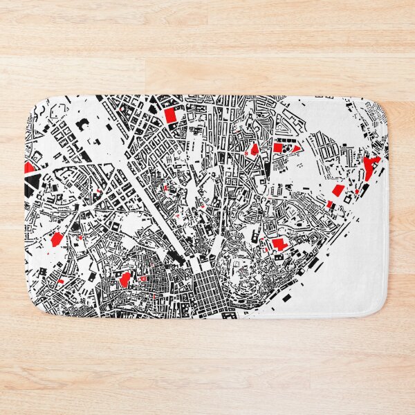 Item preview, Map of Lisbon, Portugal with its schools in color designed and sold by jean-nicolas.