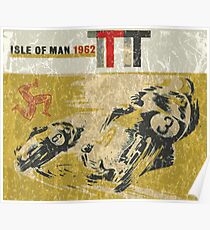 Isle Of Man TT race 1962 Poster