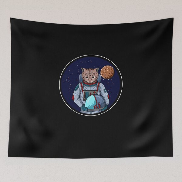 Item preview, funny astronaut cat 3 designed and sold by lovefate-art.