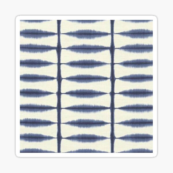 Item preview, shibori indigo geometry designed and sold by hellcom.