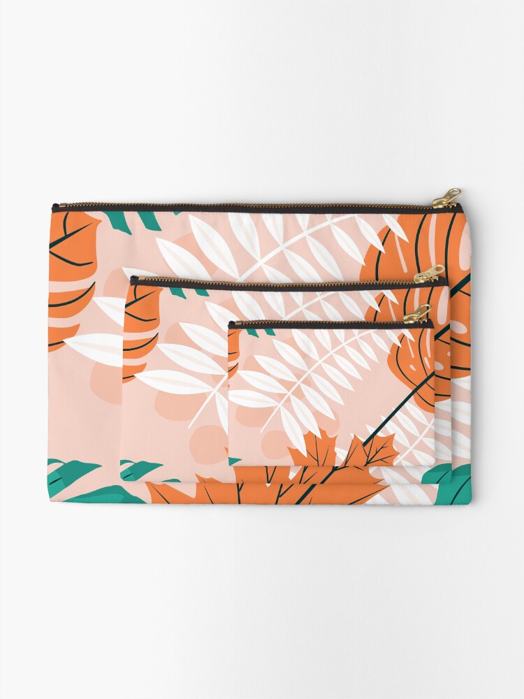 Thumbnail 2 of 4, Zipper Pouch, Retro Abstract Multi Color Pattern designed and sold by XbaeX.