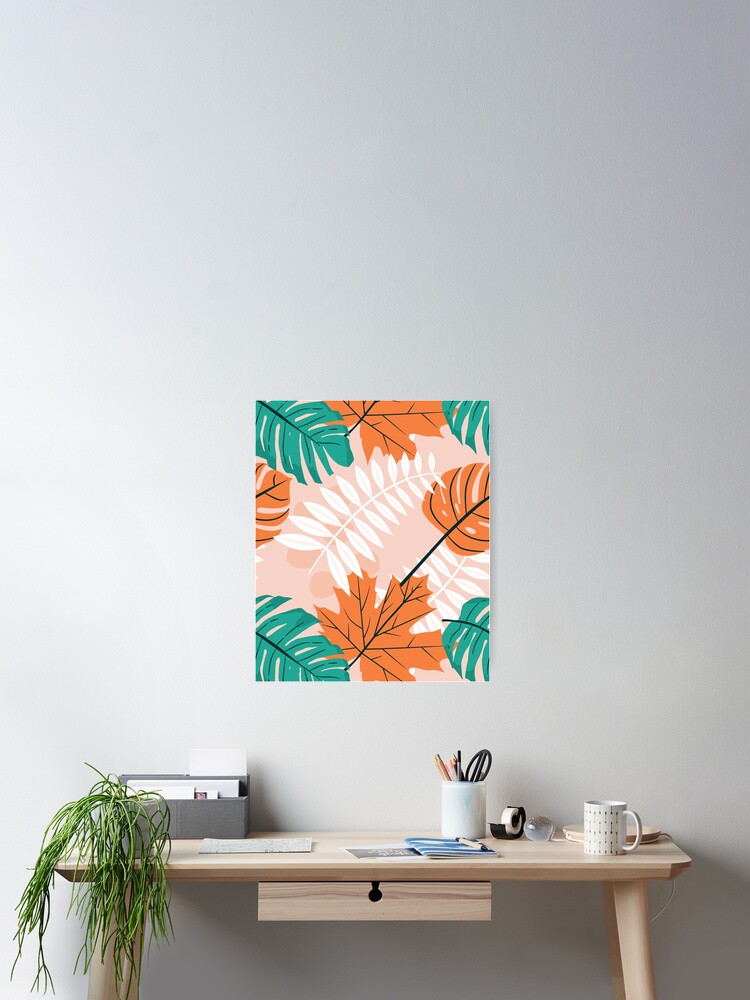 Thumbnail 2 of 3, Poster, Retro Abstract Multi Color Pattern  designed and sold by XbaeX.