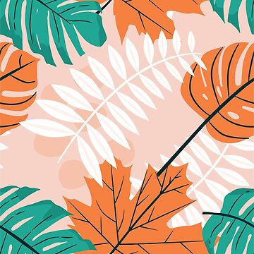 Artwork thumbnail, Retro Abstract Multi Color Pattern by XbaeX