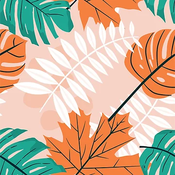 Artwork thumbnail, Retro Abstract Multi Color Pattern  by XbaeX