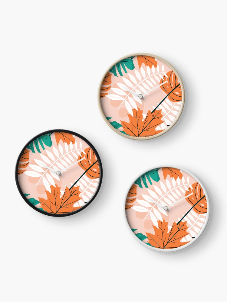 Thumbnail 3 of 4, Clock, Retro Abstract Multi Color Pattern designed and sold by XbaeX.