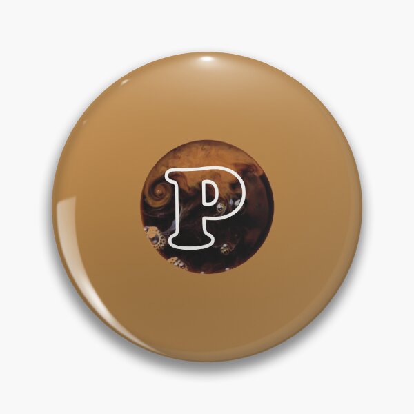 Item preview, Letter P in Espresso PopSocket designed and sold by Zephyr-Studio.