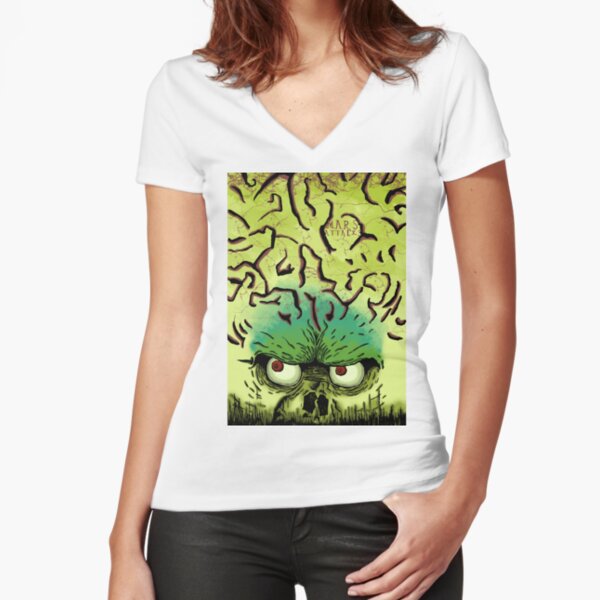 Mars Attacks! Fitted V-Neck T-Shirt