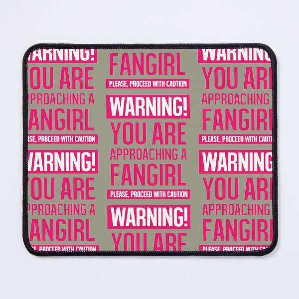 Item preview, Warning! Fan girl! designed and sold by LibbyMitchel.
