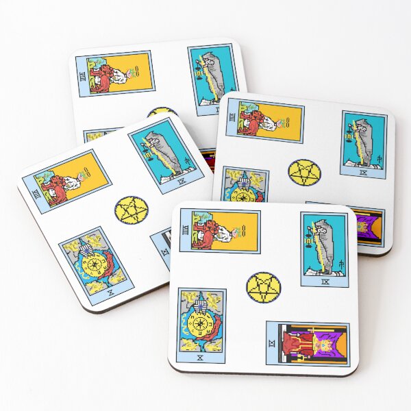 Item preview, Pixel Waite Tarot - 70th Sticker Pack and Magnets designed and sold by Pixel Waite.