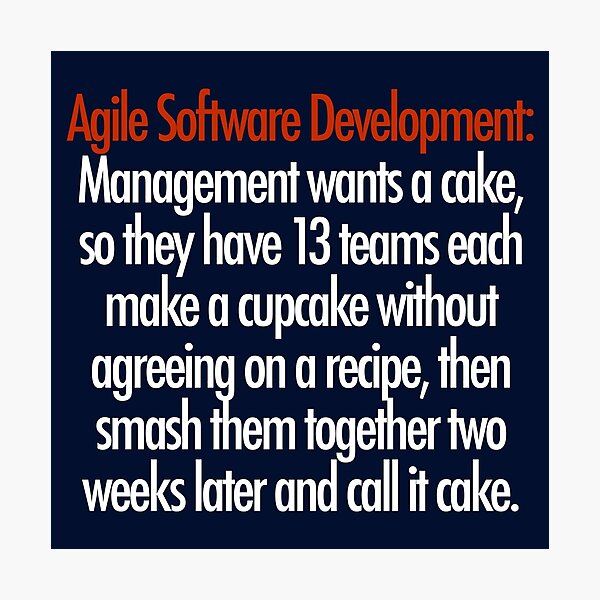 Artikel-Vorschau von Agile Software Entwicklung, designt und verkauft von unixorn.