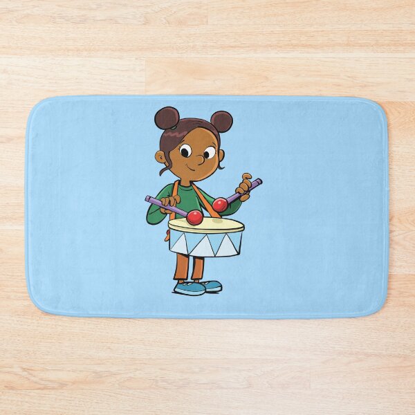 Item preview, girl with a drum ready to play music designed and sold by duxpavlic.