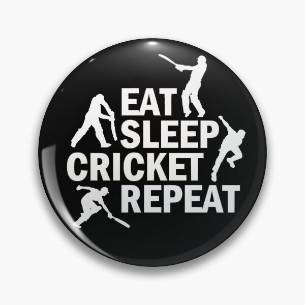 Item preview, Eat, sleep cricket, repeat designed and sold by aktiveaddict.