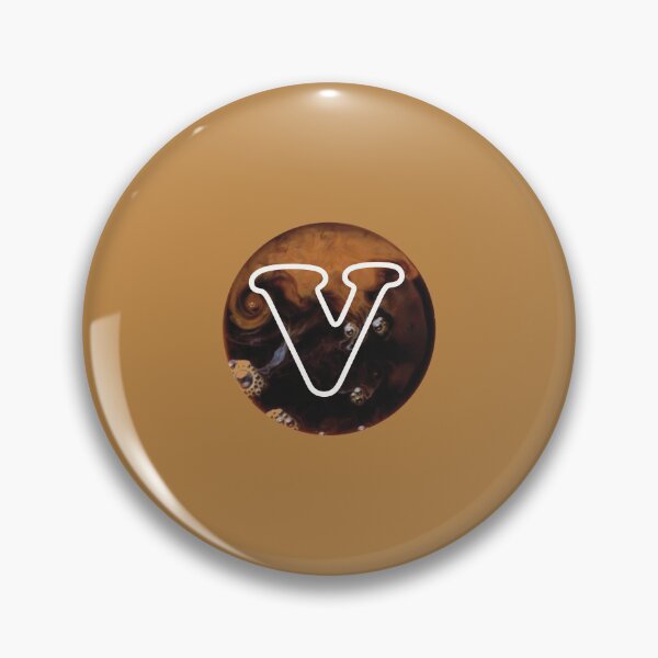 Item preview, Letter V in Espresso PopSocket designed and sold by Zephyr-Studio.