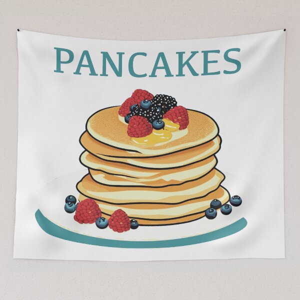 Item preview, Pancakes with berries designed and sold by Nonshape.