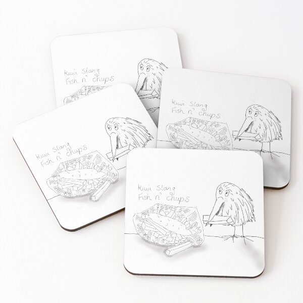 Item preview, Kiwi slang fish and chups designed and sold by Jacinta hunt.