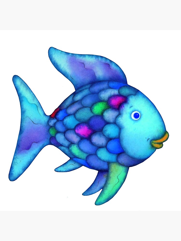 Rainbow Fish Canvas Print for Sale by baraapixxx