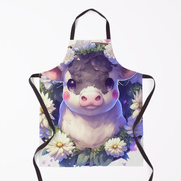 Item preview, Cow with a flower crown (daisies) designed and sold by IA-Power.