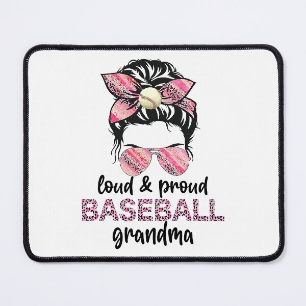 Item preview, Loud And Proud Baseball Grandma Life Messy Bun Leopard Game Day designed and sold by Helbon-art.