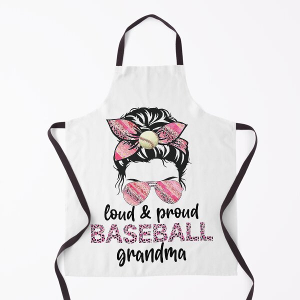 Item preview, Loud And Proud Baseball Grandma Life Messy Bun Leopard Game Day designed and sold by Helbon-art.