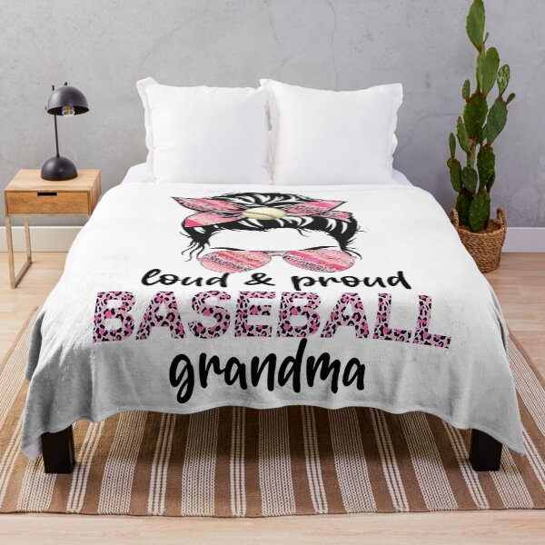 Item preview, Loud And Proud Baseball Grandma Life Messy Bun Leopard Game Day designed and sold by Helbon-art.