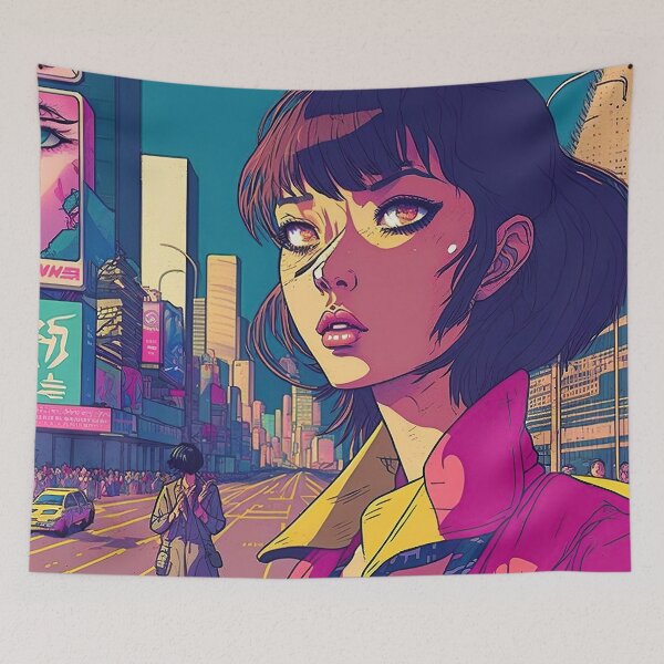 Item preview, Confused girl 80s comic style designed and sold by IA-Power.
