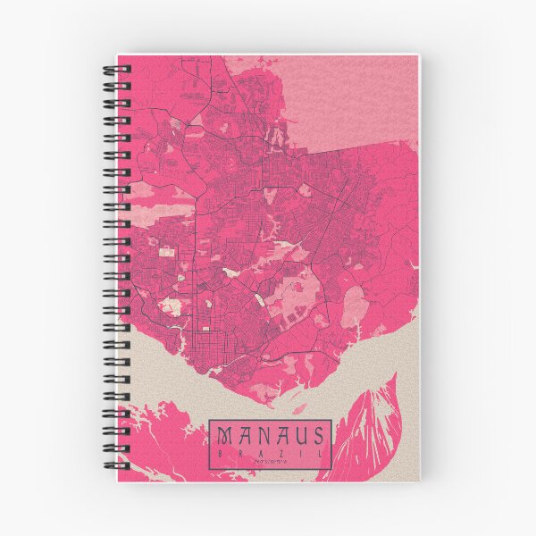 Item preview, Manaus City Map of Amazonas, Brazil - Blossom designed and sold by deMAP.