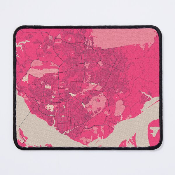 Item preview, Manaus City Map of Amazonas, Brazil - Blossom designed and sold by deMAP.