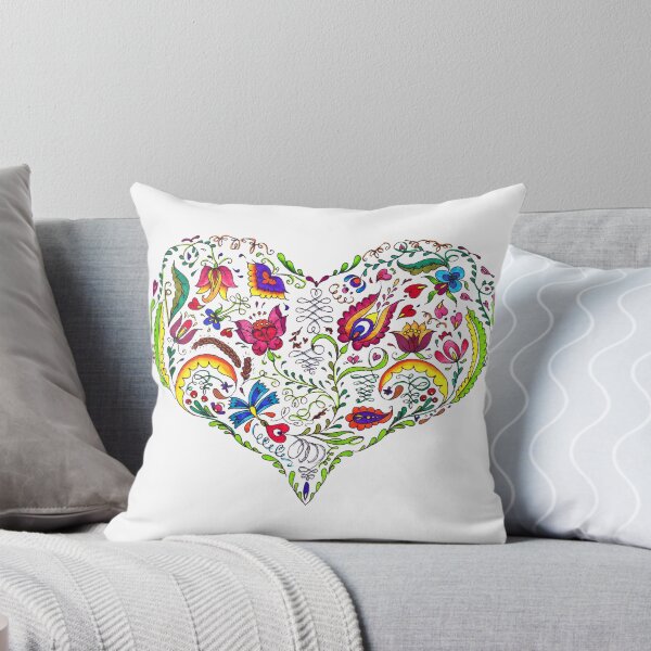 Item preview, Heart - Hungarian Folk Art designed and sold by kasmodiah-f.