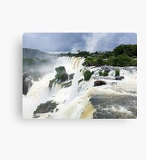 Edge of Iguazu Falls - Puerto Iguazu, Argentina Canvas Print