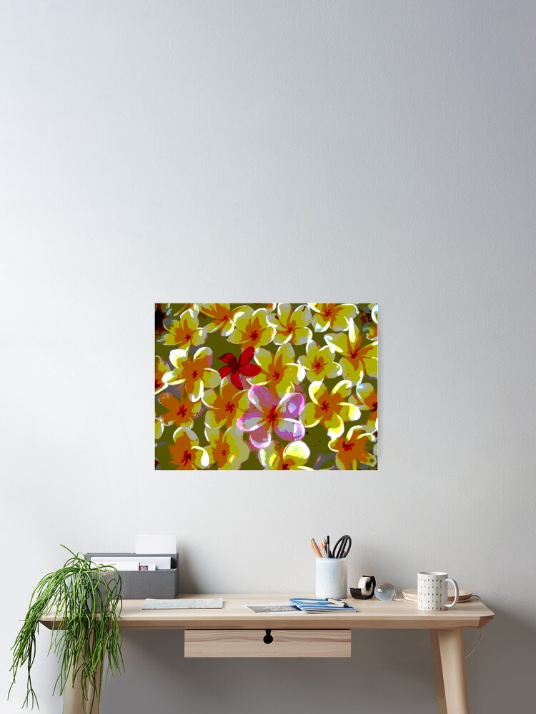 Thumbnail 2 of 3, Poster, Freesias 2 designed and sold by Cheryle.