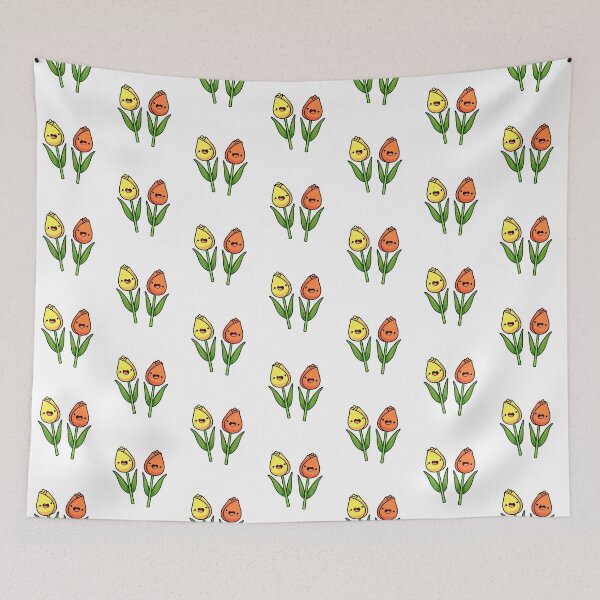 Item preview, Kawaii Tulip Flower Friends designed and sold by kawaiilife.
