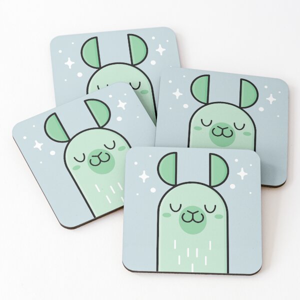 Item preview, Happy Green Llama designed and sold by MeggieNic.
