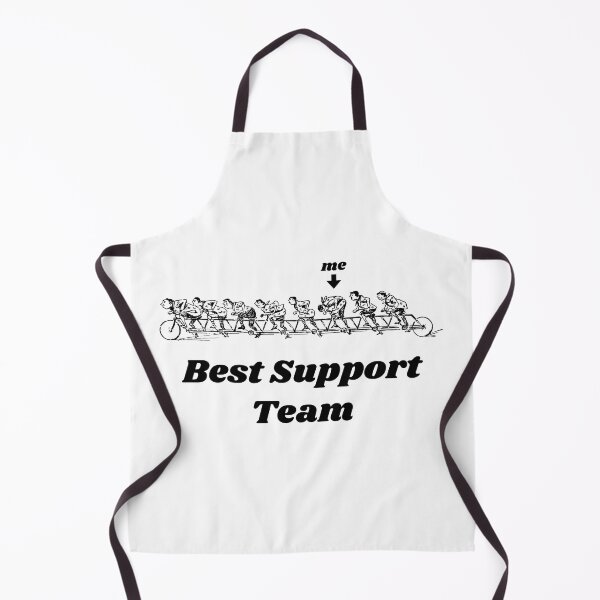 Item preview, 'Best Support Team' Tandem Bicycle Design - Retro Illustration Design for T-shirts, mugs, phone cases and other accessories designed and sold by Ridiculam Toga.