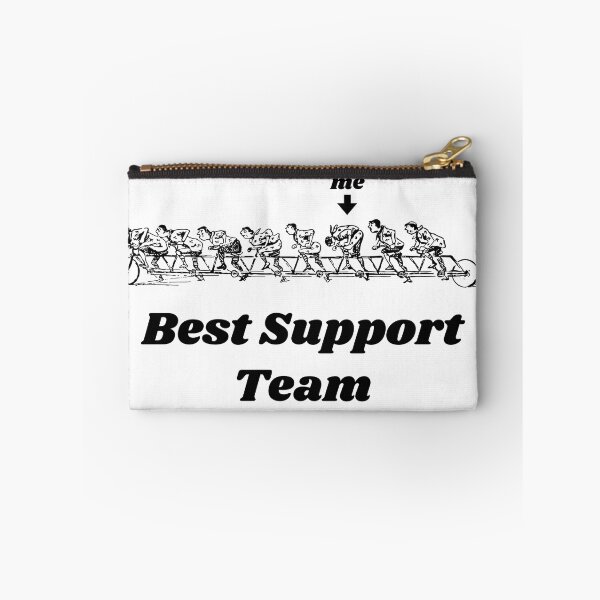 Item preview, 'Best Support Team'  Tandem Bicycle Design - Retro Illustration Design for T-shirts, mugs, phone cases and other accessories designed and sold by Ridiculam Toga.