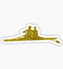 Golden Rowing Sticker Sticker