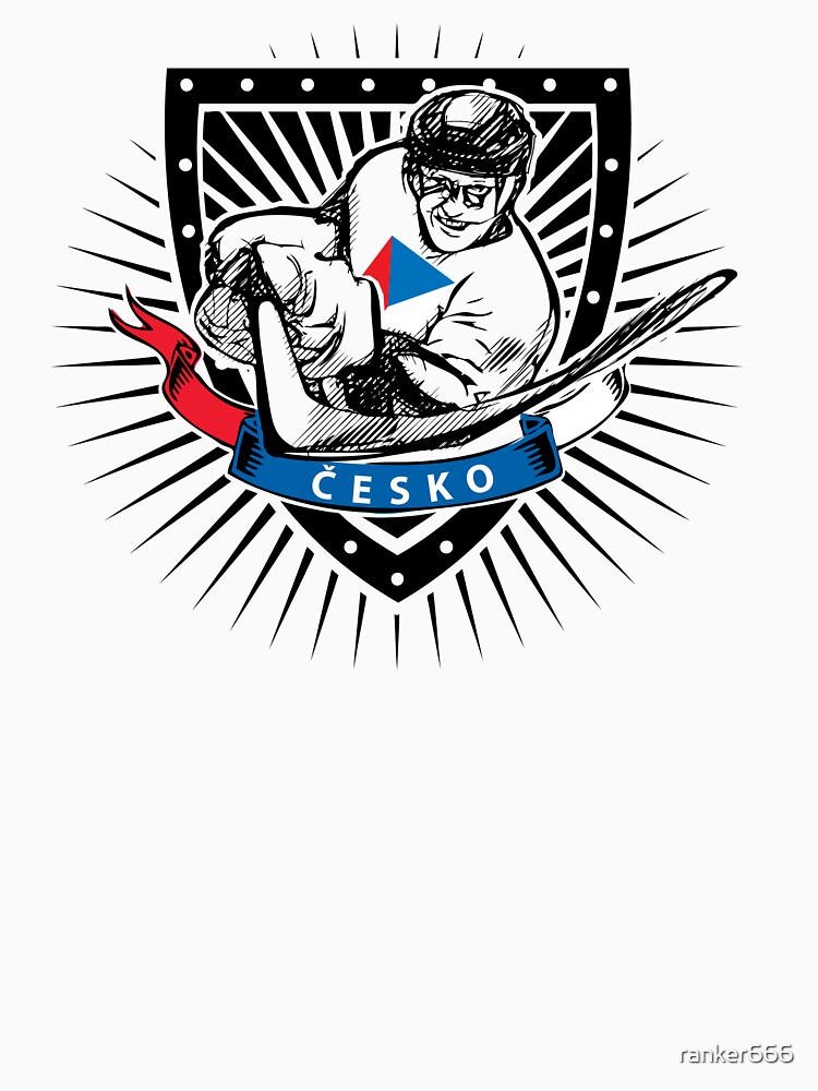 "Czech Republic Ice Hockey Shield" Tshirt by ranker666 Redbubble