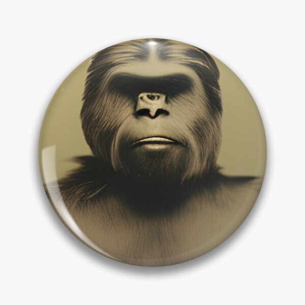 Item preview, Bigfoot Portrait AI Tintype designed and sold by ZenEverAI.