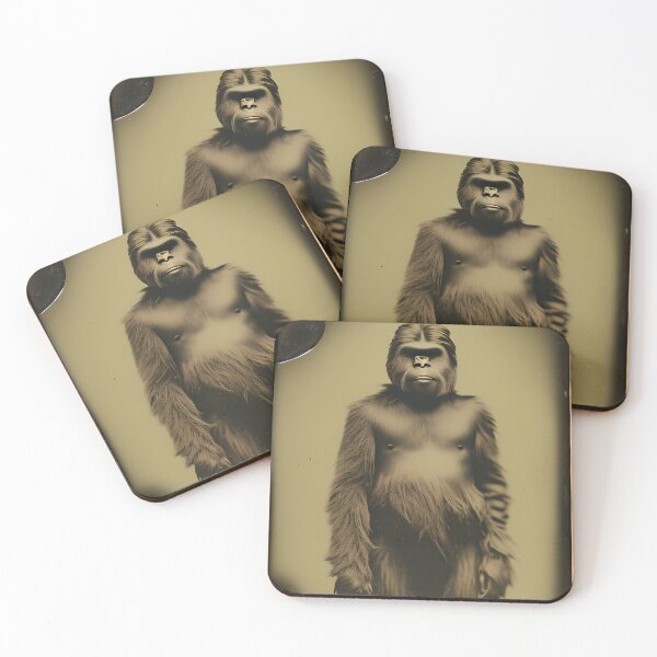 Item preview, Bigfoot Portrait AI Tintype designed and sold by ZenEverAI.