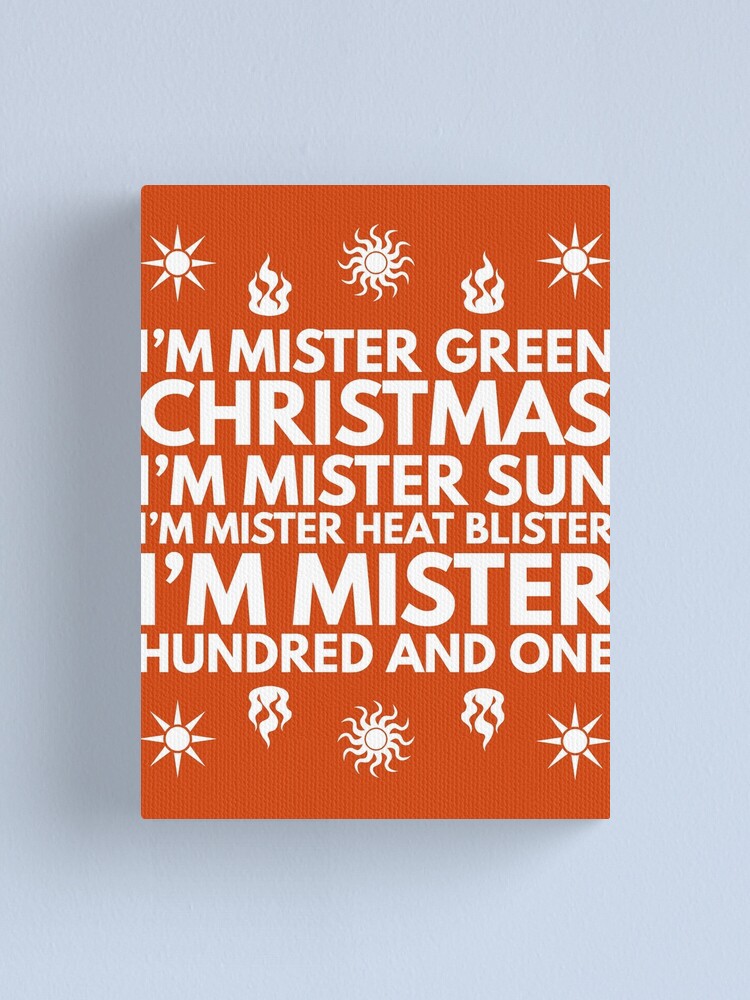 Heat Miser Canvas Print By Snitts Redbubble