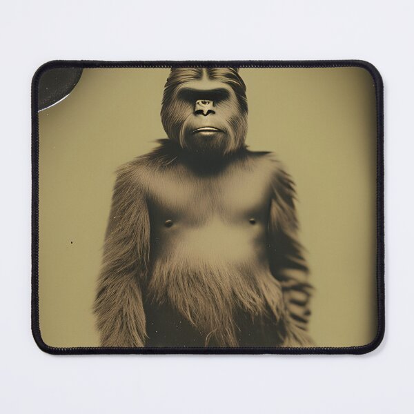 Item preview, Bigfoot Portrait AI Tintype designed and sold by ZenEverAI.