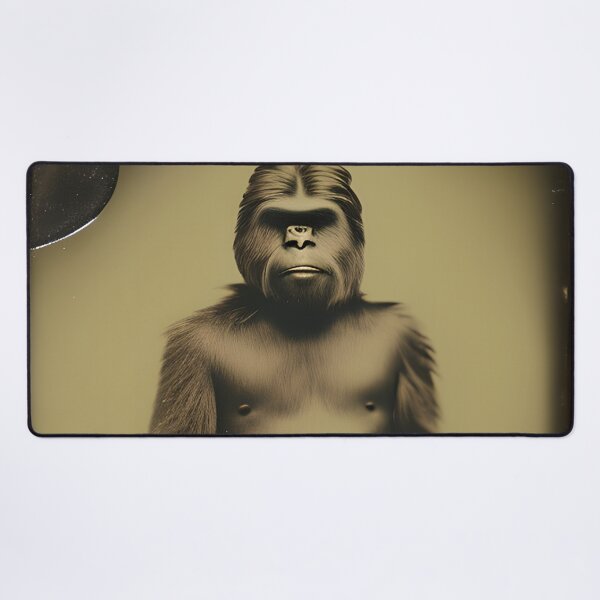 Item preview, Bigfoot Portrait AI Tintype designed and sold by ZenEverAI.