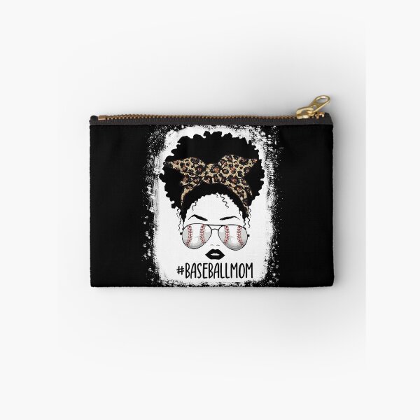 Item preview, Messy Bun African American Baseball Mom designed and sold by Helbon-art.